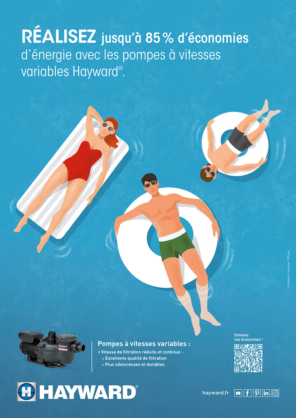 Les pompes à vitesses variables Hayward PiscinesPro